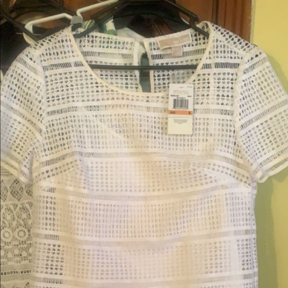 A white Michael Kors dress